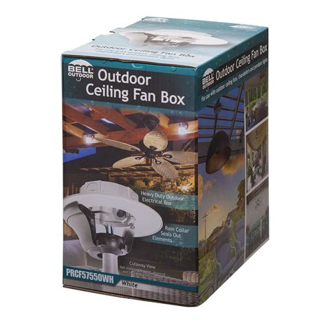 Outdoor Comforts® Outdoor Ceiling Fan and Luminaire Box, 